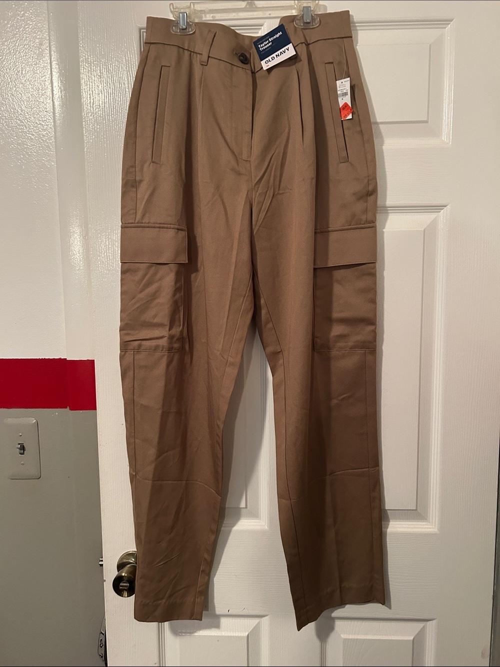 Old Navy Women's Tan Cropped Cargo Trousers